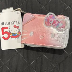 Hello Kitty 50th anniversary Loungefly wallet Universal studios theme parks.
